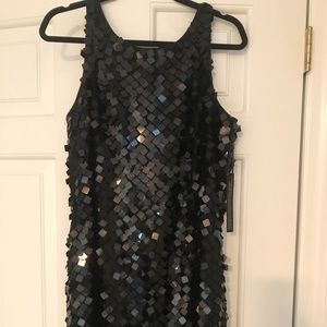 Black sequin dress